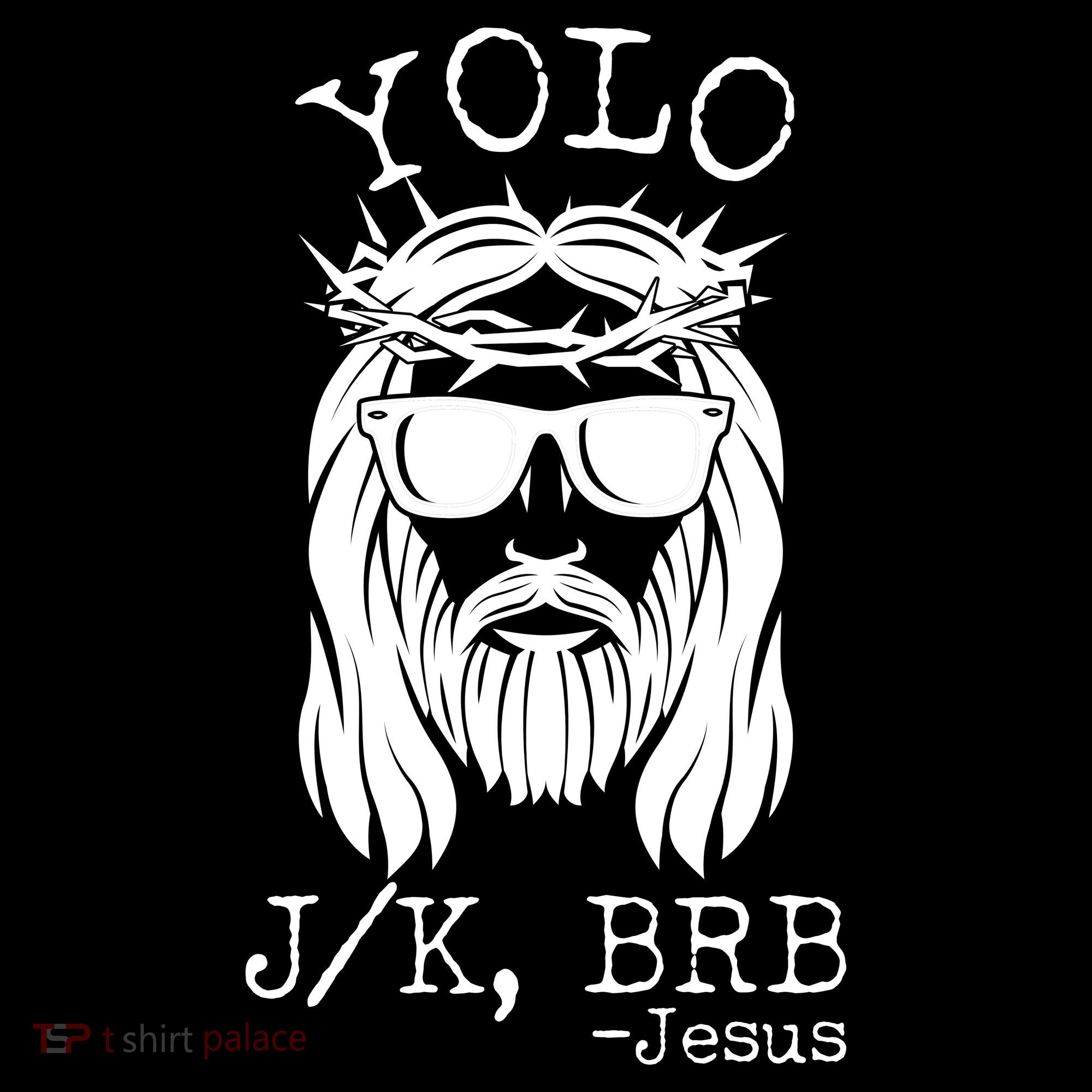 Funny Yolo J/K BRB Jesus Resurrection  Women's Hoodie