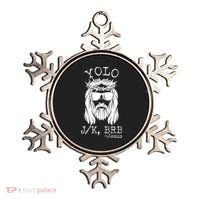 Funny Yolo J/K BRB Jesus Resurrection  Ornament thumb 0