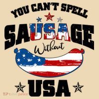 Funny You Can't Spell Sausage Without USA Toddler T-Shirt thumb 2