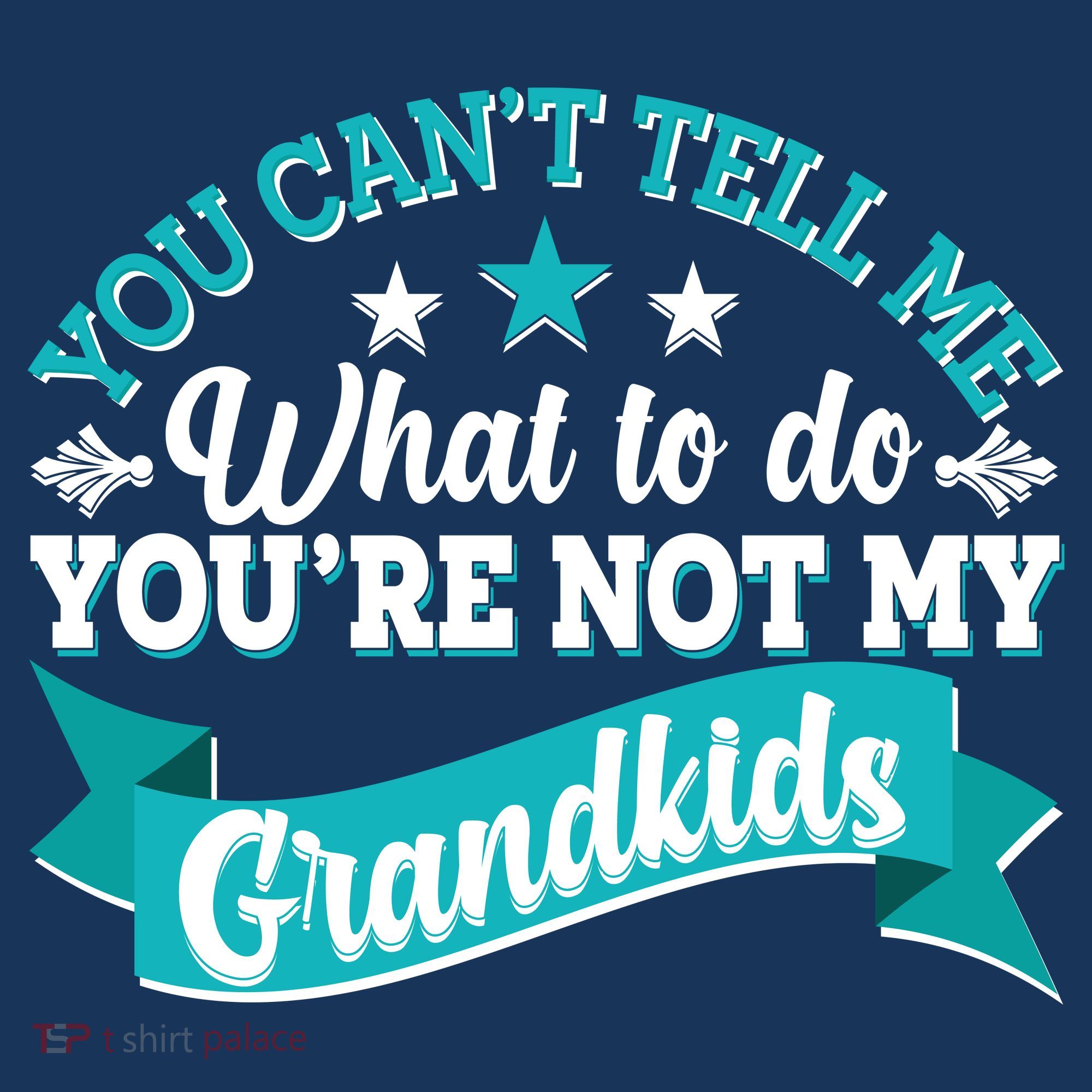 Funny You Can't Tell Me What to do You're Not My Grandkids Long Sleeve Shirt