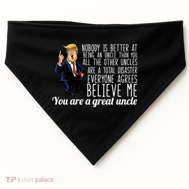 Funny Your A Great Uncle Donald Trump USA-Made Doggie Bandana
