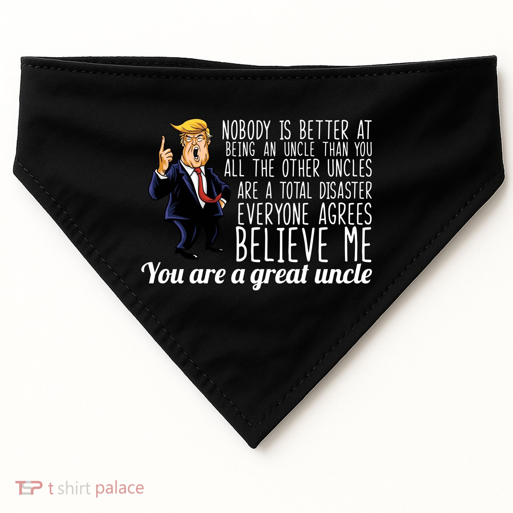 Funny Your A Great Uncle Donald Trump USA-Made Doggie Bandana