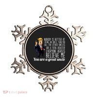 Funny Your A Great Uncle Donald Trump Ornament thumb 0