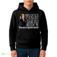 Funny Your A Great Uncle Donald Trump Kids Hoodie thumb 4