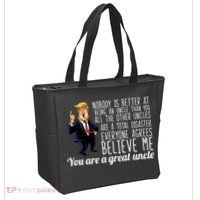 Funny Your A Great Uncle Donald Trump Tote Bag thumb 2