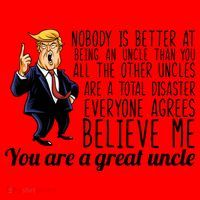 Funny Your A Great Uncle Donald Trump Santa Hat thumb 1