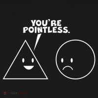 Funny You're Pointless USA-Made Doggie Bandana thumb 2