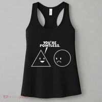 Funny You're Pointless Women's Tank Top thumb 3