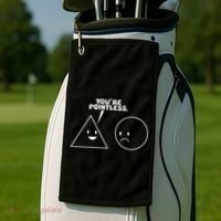 Funny You're Pointless Golf Towel thumb 2