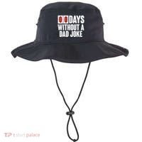 Funny Zero 0 Days Without A Dad Joke Bucket Hat thumb 0