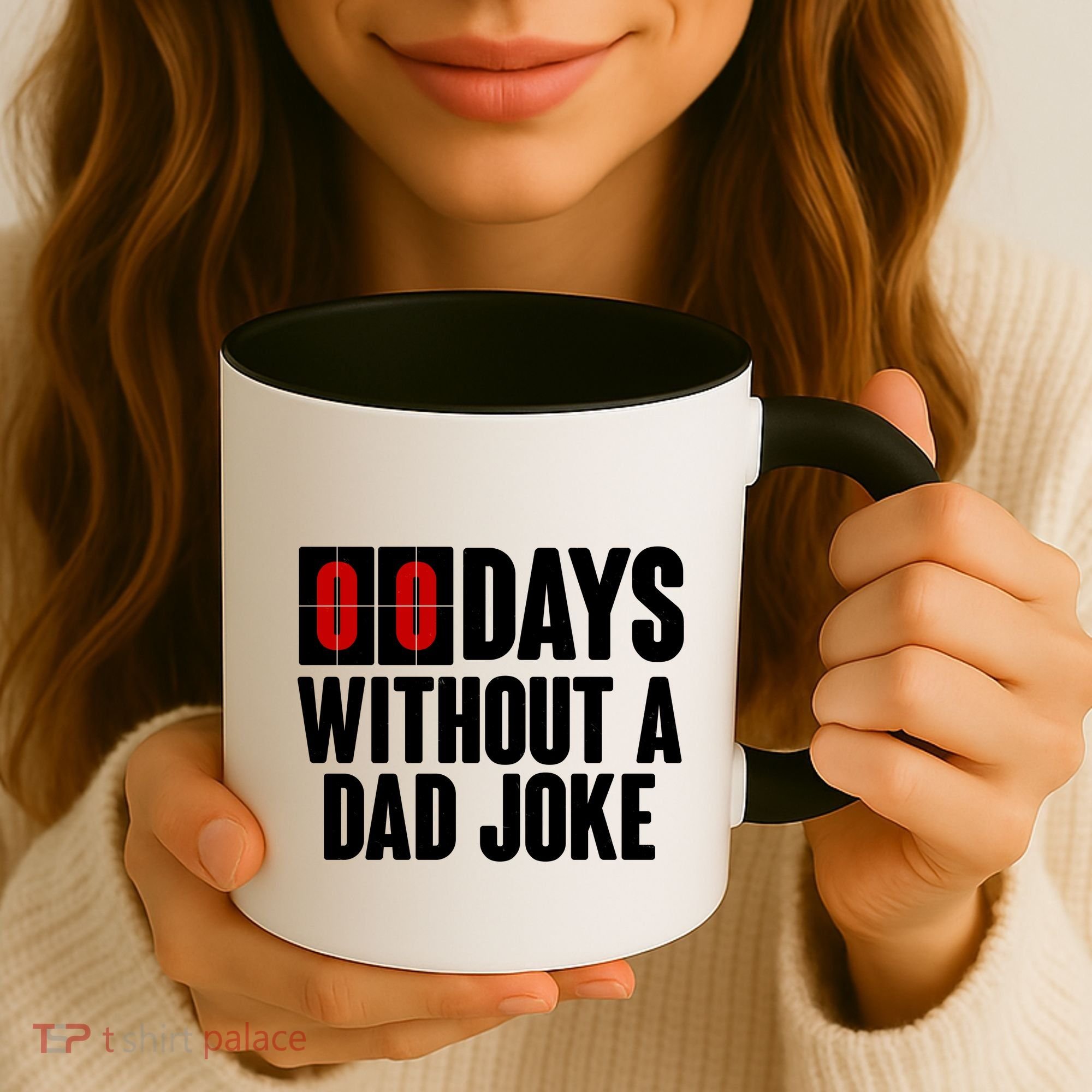Funny Zero 0 Days Without A Dad Joke Coffee Mug