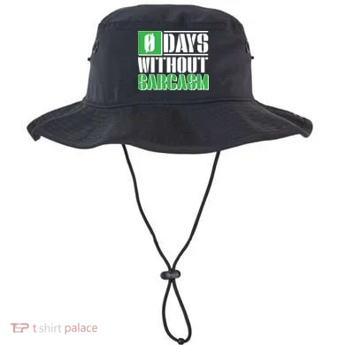 Funny Zero Days Without Sarcasm Bucket Hat