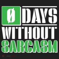 Funny Zero Days Without Sarcasm  Beanie thumb 2