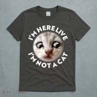 Funny Zoom Lawyer Cat Meme I'm Here Live I'm Not A Cat T-Shirt thumb 5
