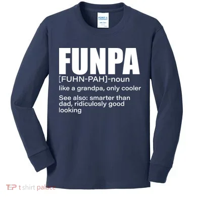 Funpa Definition Kids Long Sleeve Shirt