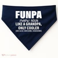 Funpa Like A Grandpa Only Cooler USA-Made Doggie Bandana thumb 0