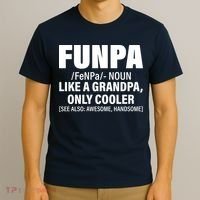Funpa Like A Grandpa Only Cooler T-Shirt thumb 3