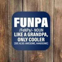 Funpa Like A Grandpa Only Cooler Coaster thumb 0