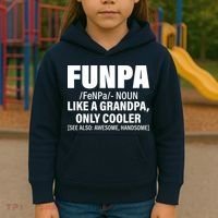 Funpa Like A Grandpa Only Cooler Kids Hoodie thumb 3