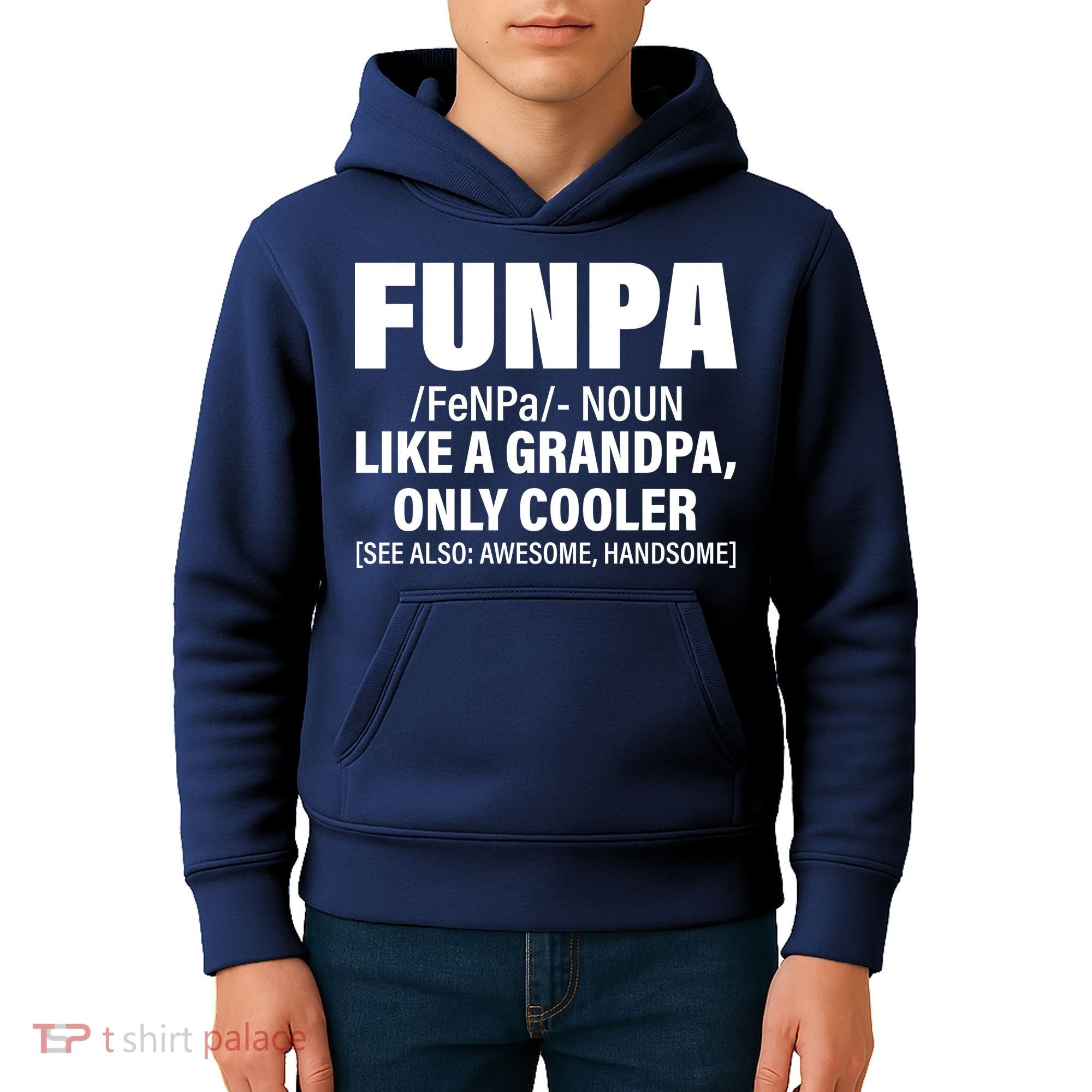 Funpa Like A Grandpa Only Cooler Kids Hoodie