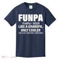 Funpa Like A Grandpa Only Cooler Kids T-Shirt thumb 0