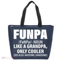 Funpa Like A Grandpa Only Cooler Tote Bag thumb 0
