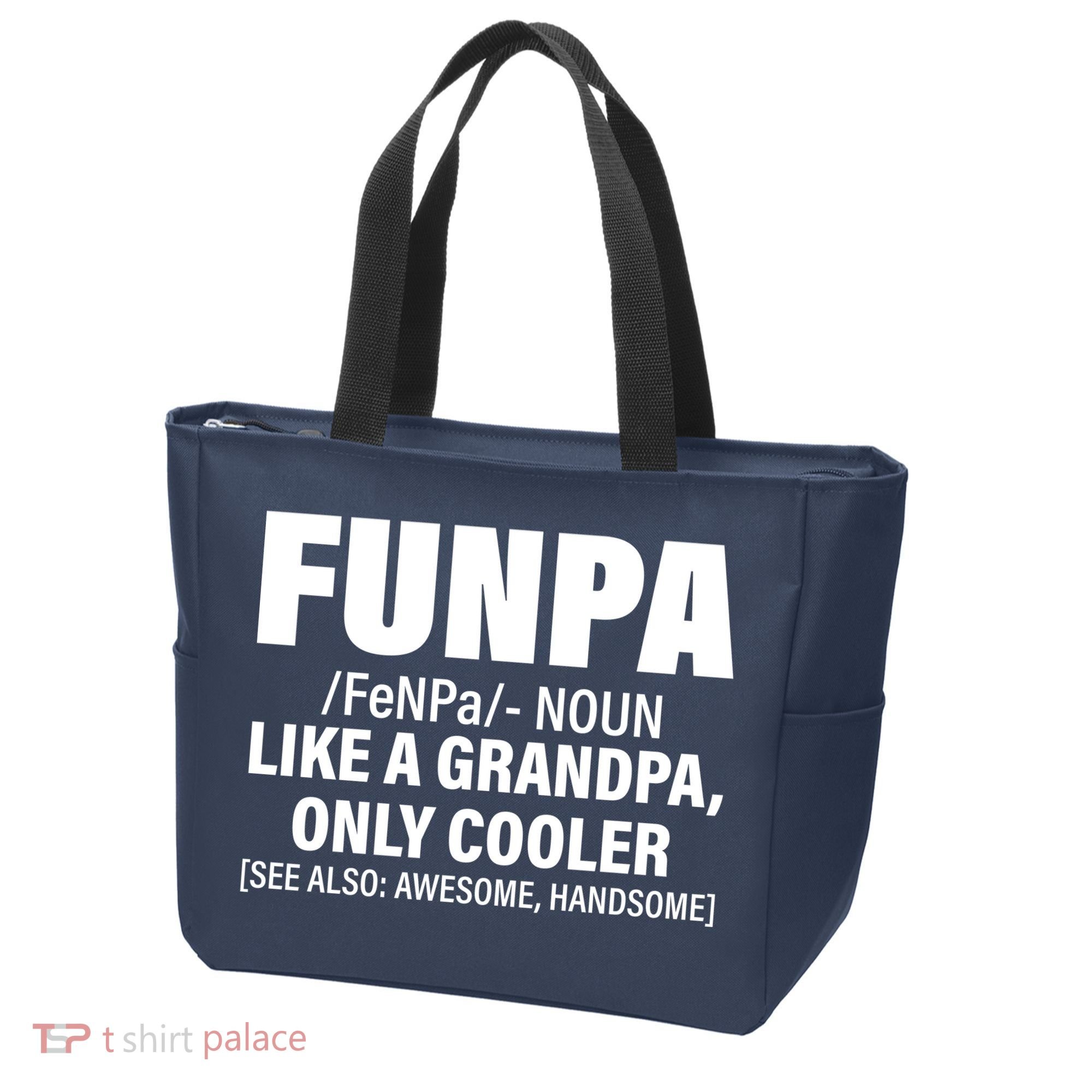 Funpa Like A Grandpa Only Cooler Tote Bag