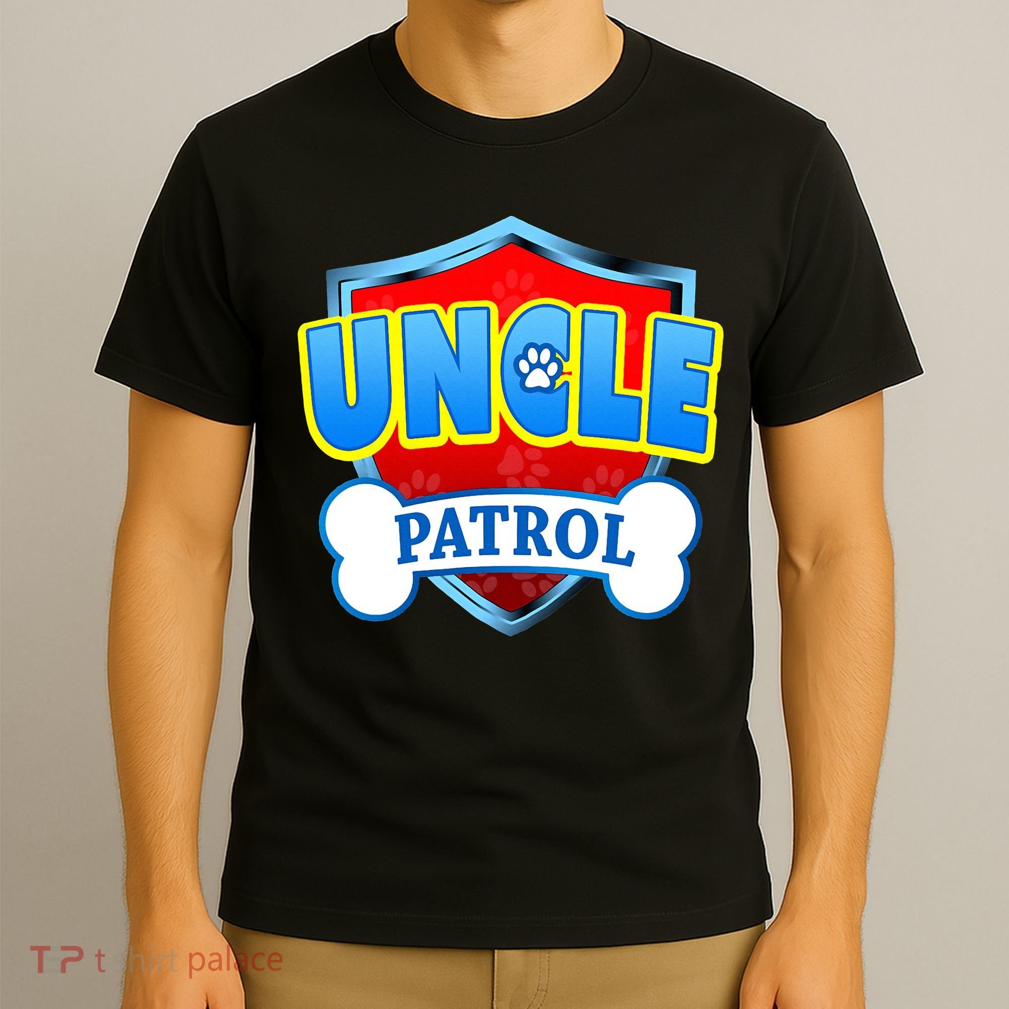 Funny Uncle Patrol Dog Mom Dad T-Shirt