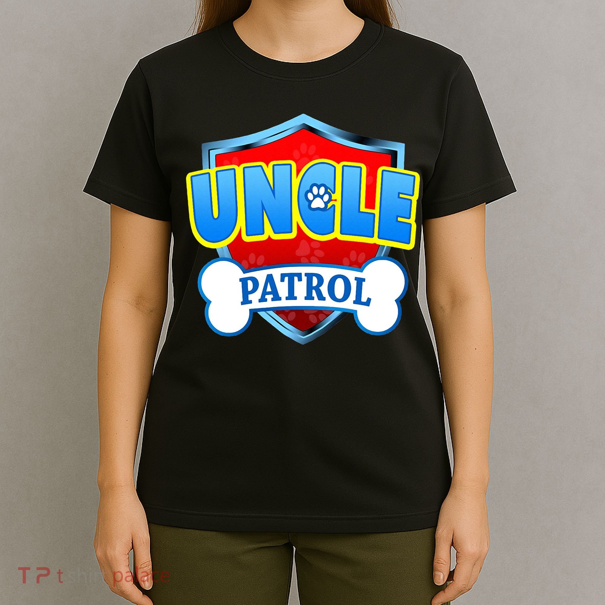Funny Uncle Patrol Dog Mom Dad T-Shirt