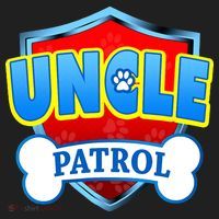 Funny Uncle Patrol Dog Mom Dad Beanie thumb 2