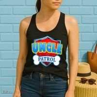 Funny Uncle Patrol Dog Mom Dad Women's Tank Top thumb 2