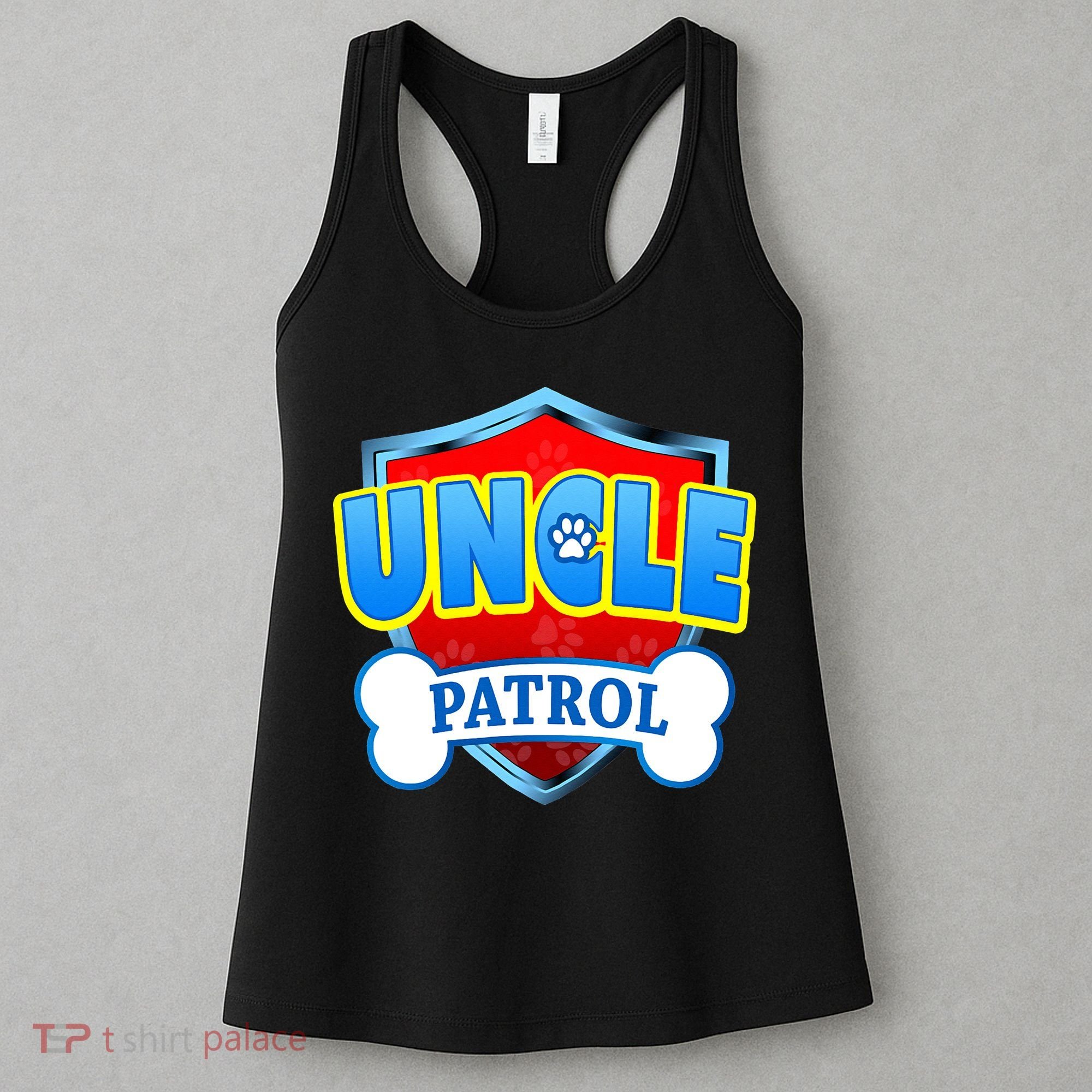 Funny Uncle Patrol Dog Mom Dad Women's Tank Top