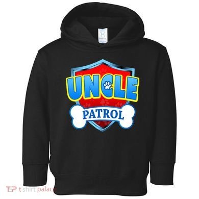 Funny Uncle Patrol Dog Mom Dad Toddler Hoodie