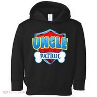 Funny Uncle Patrol Dog Mom Dad Toddler Hoodie thumb 0