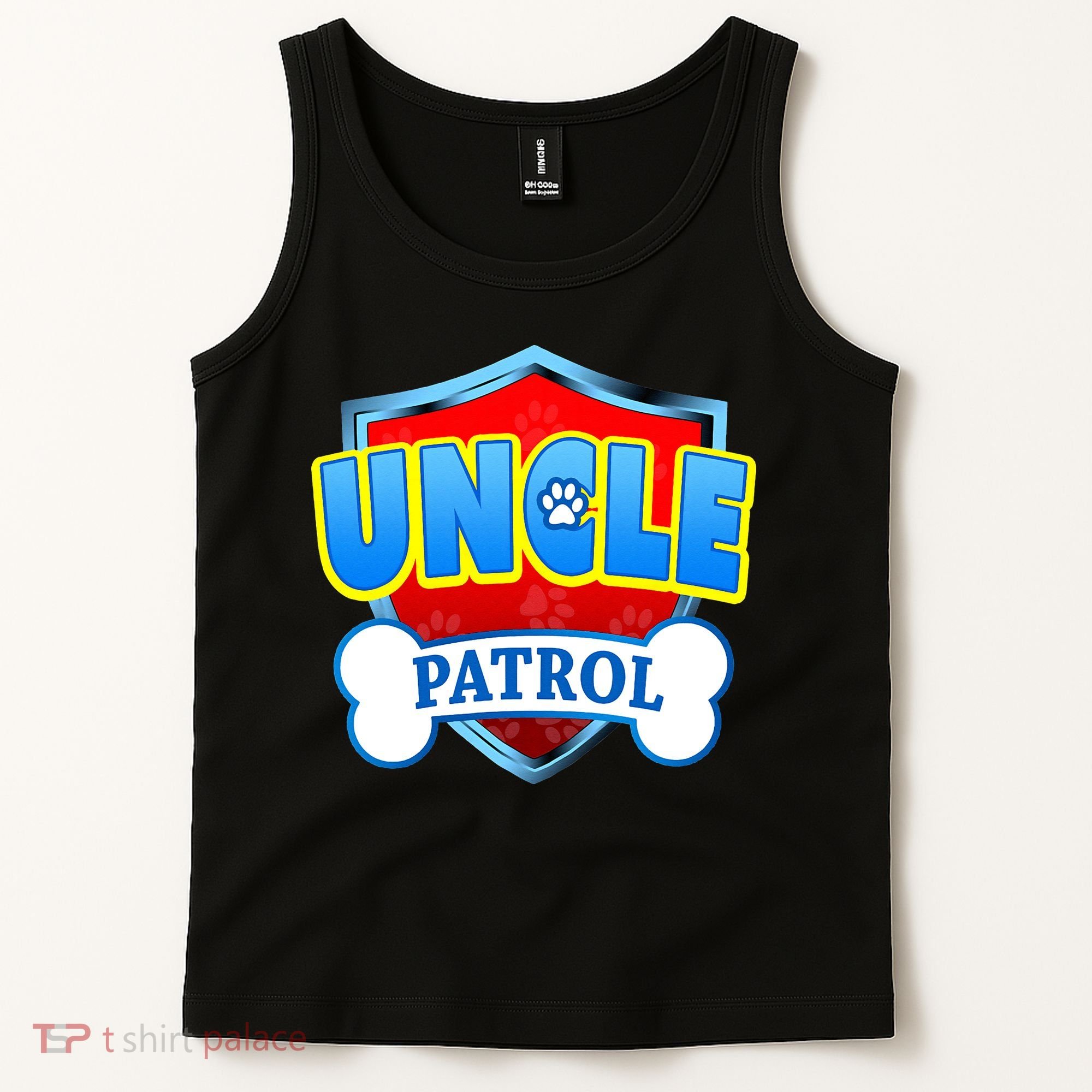 Funny Uncle Patrol Dog Mom Dad Tank Top