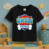 Funny Uncle Patrol Dog Mom Dad Toddler T-Shirt thumb 3