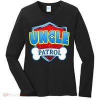 Funny Uncle Patrol Dog Mom Dad Women's Long Sleeve Shirt thumb 0