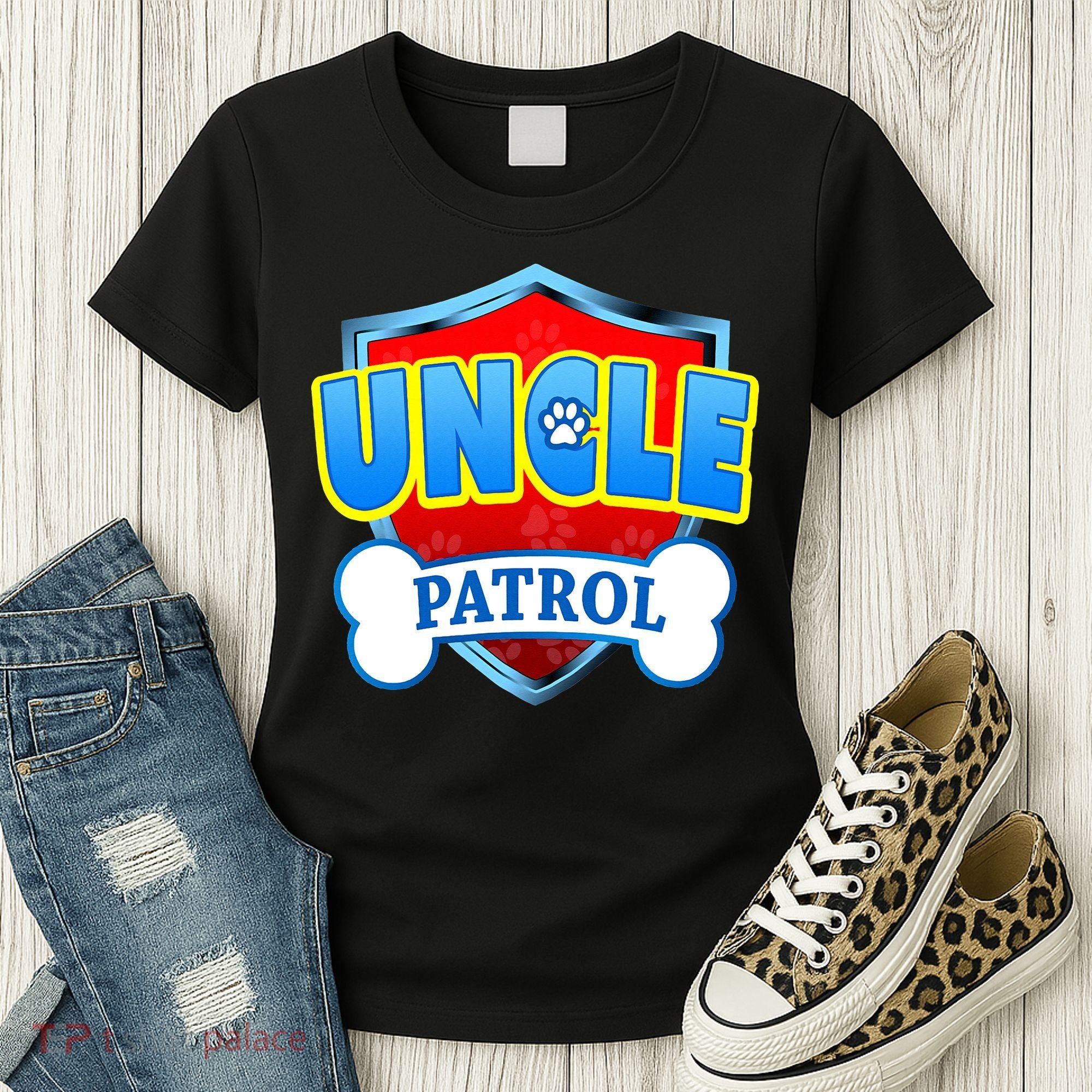 Funny Uncle Patrol Dog Mom Dad Women's T-Shirt