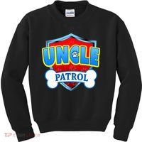 Funny Uncle Patrol Dog Mom Dad Kids Sweatshirt thumb 0