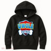 Funny Uncle Patrol Dog Mom Dad Kids Hoodie thumb 0