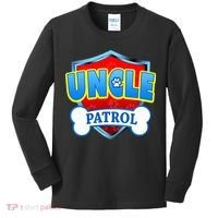Funny Uncle Patrol Dog Mom Dad Kids Long Sleeve Shirt thumb 0