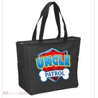 Funny Uncle Patrol Dog Mom Dad Tote Bag thumb 2