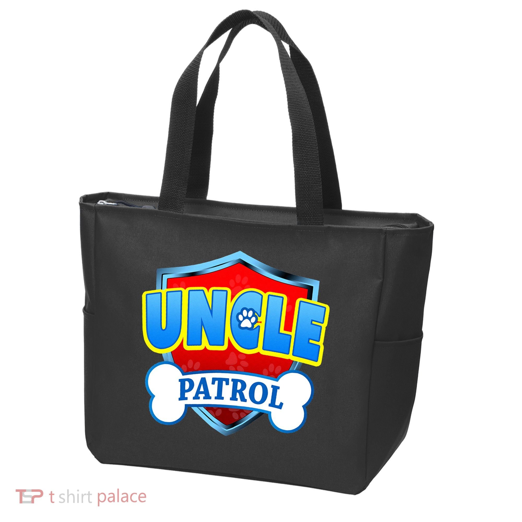 Funny Uncle Patrol Dog Mom Dad Tote Bag