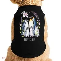 Flippers Up Penguins Resist Tariffs Doggie Tank thumb 0