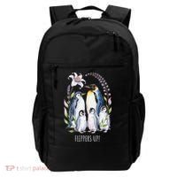 Flippers Up Penguins Resist Tariffs Backpack thumb 0