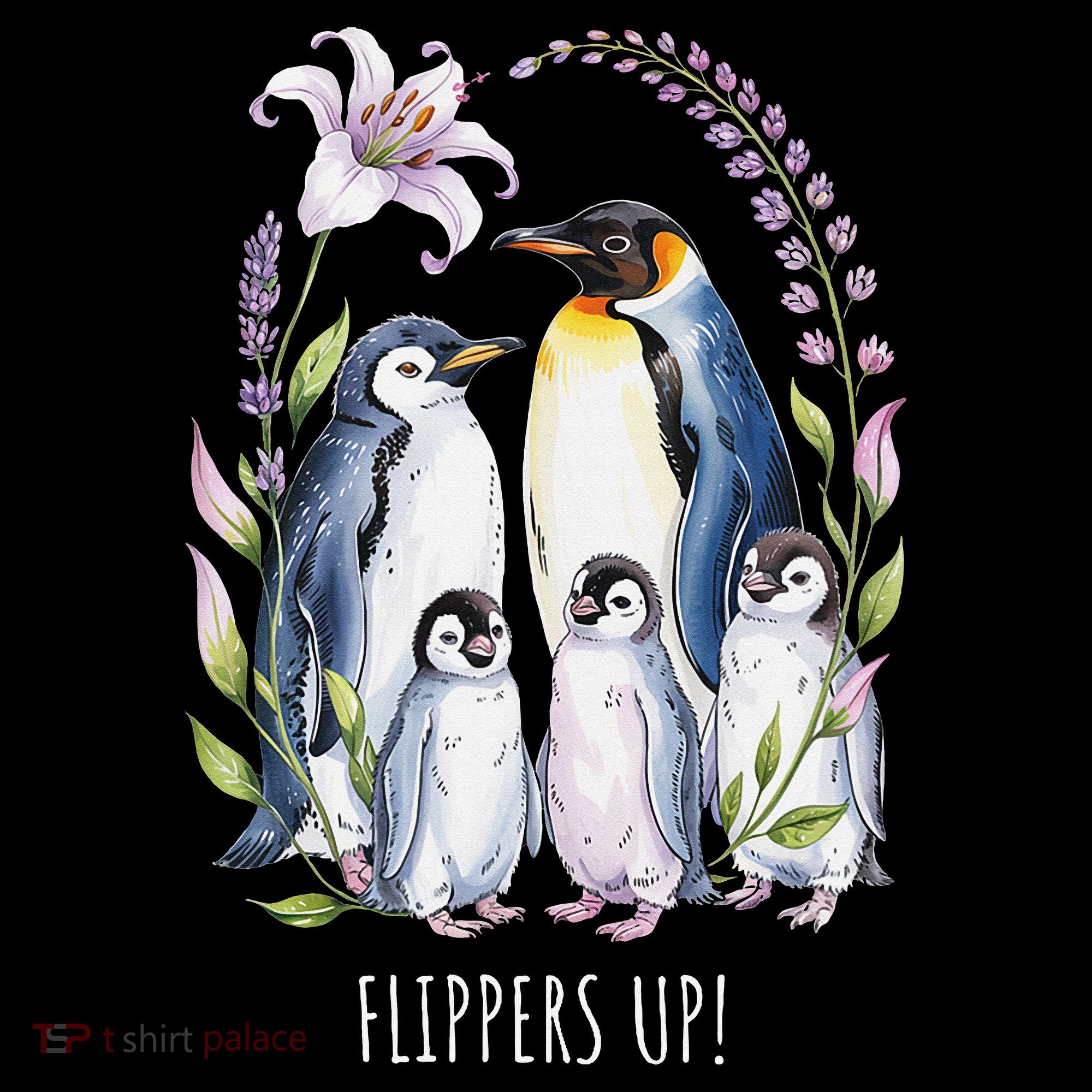 Flippers Up Penguins Resist Tariffs Bucket Hat