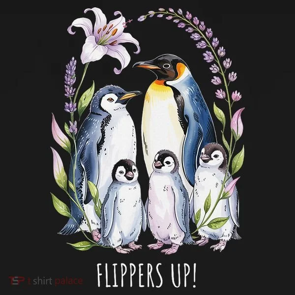 Flippers Up Penguins Resist Tariffs Bucket Hat