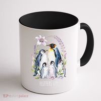 Flippers Up Penguins Resist Tariffs Coffee Mug thumb 1