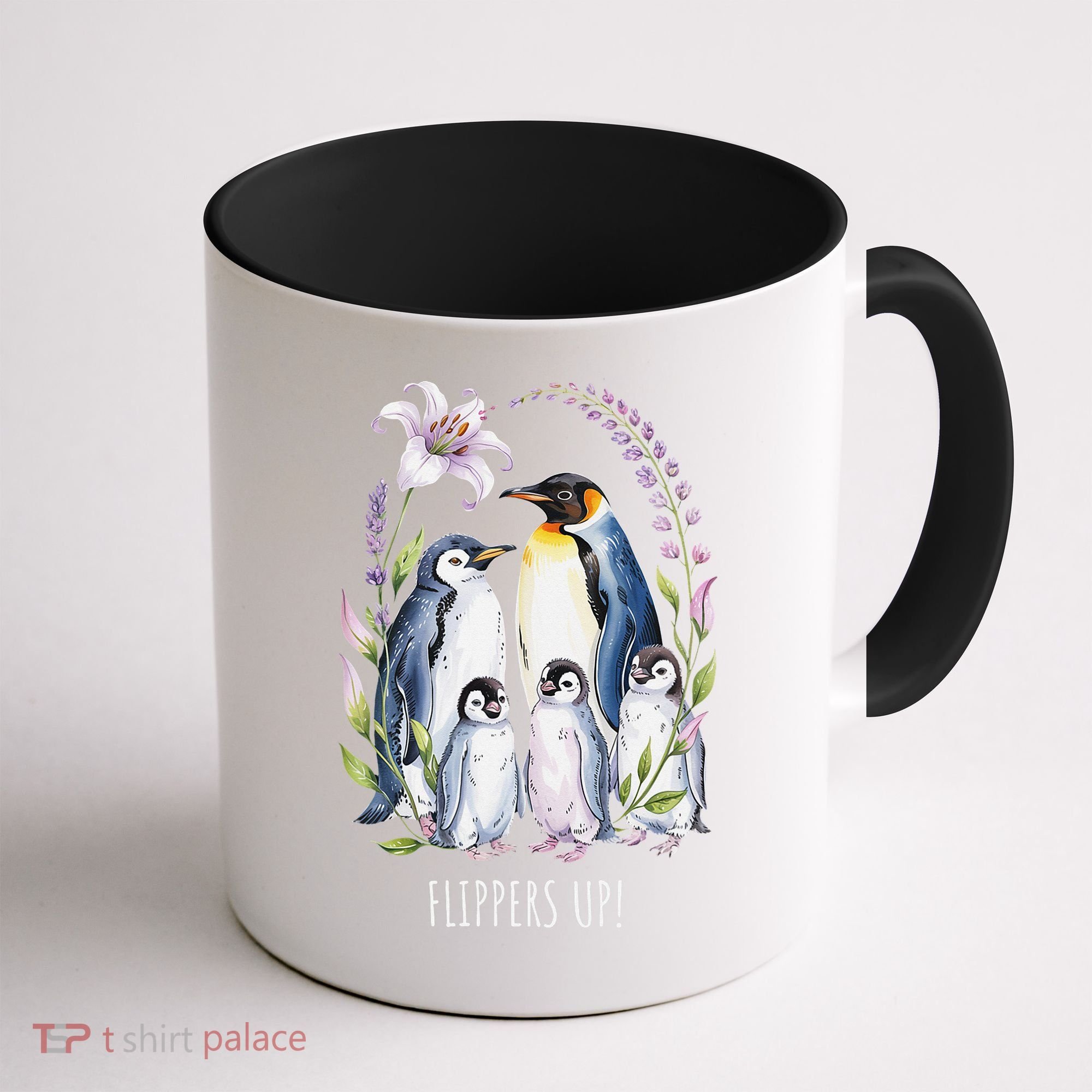 Flippers Up Penguins Resist Tariffs Coffee Mug
