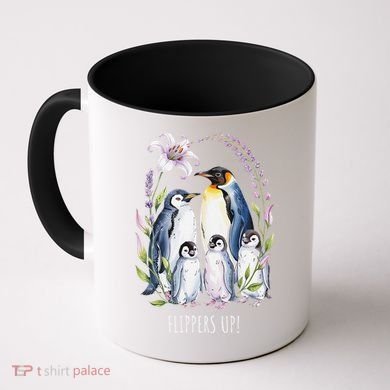 Flippers Up Penguins Resist Tariffs Coffee Mug